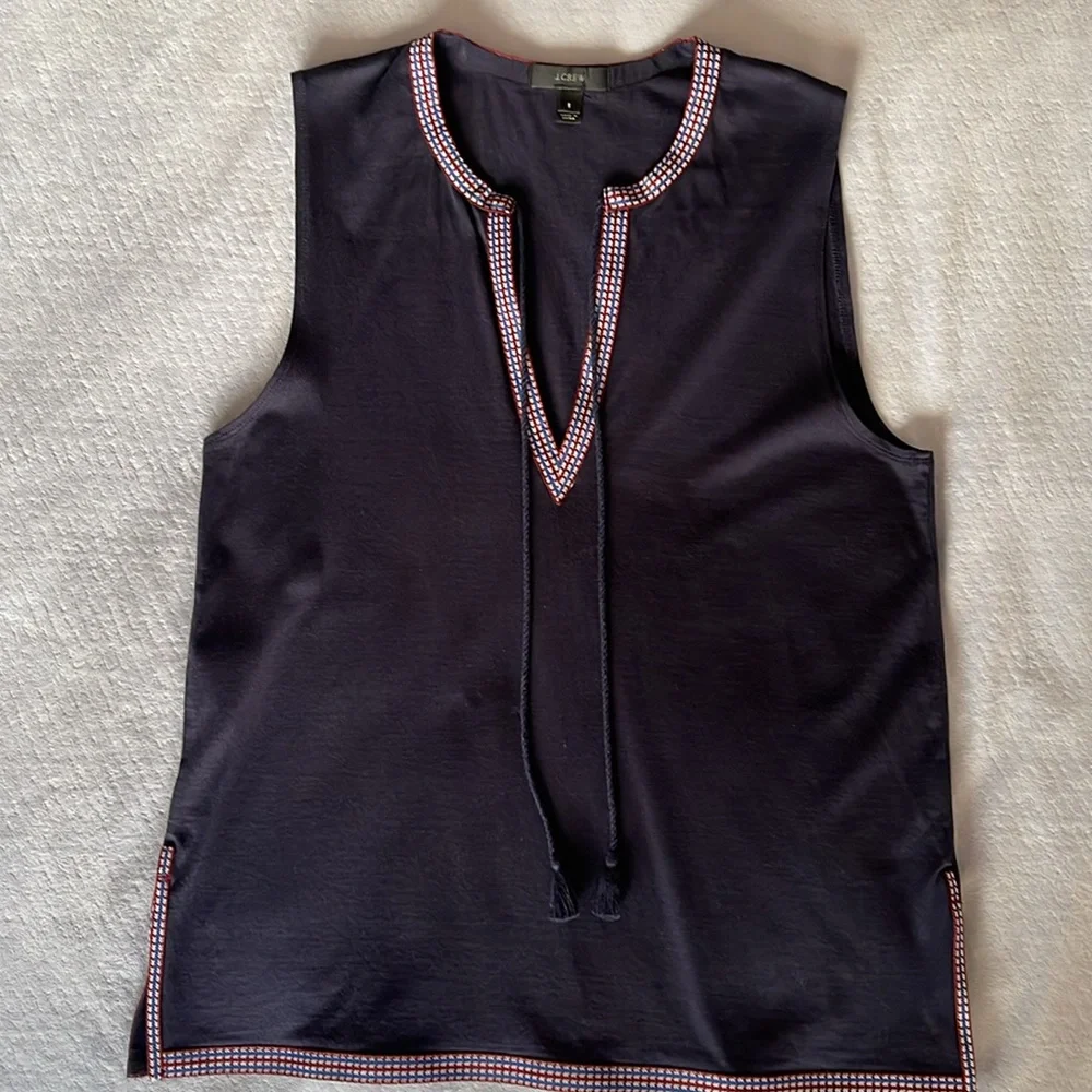 J-CREW SLEEVELESS TOP